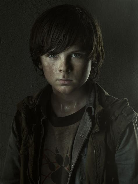 Carl Grimes Season 3 Cast Portrait The Walking Dead Photo