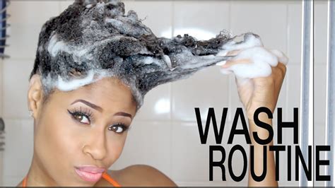 Natural Hair Wash Day Routine Start To Finish Youtube