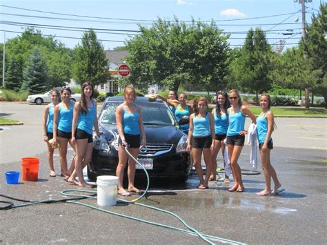 Cheerleaders Raise At Car Wash Lynnfield Ma Patch