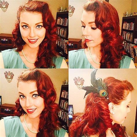 My Hair For Our Swing Spring Formal Old Hollywood Inspired Hair Cant
