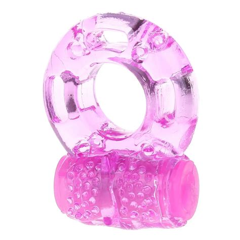 Silicone Vibrating Penis Ring Male Lock Delay Spray Cock Ring Sex Toys