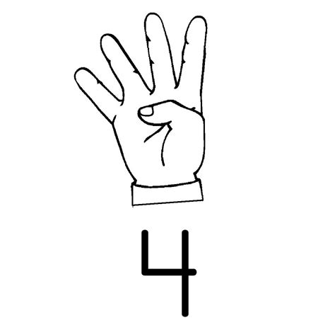 Number Four Clipart | Free download on ClipArtMag