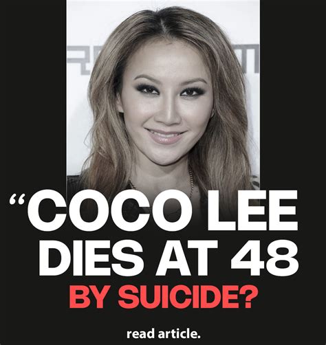 Coco Lee Hong Kong Singer Dies At 48 By Suicide