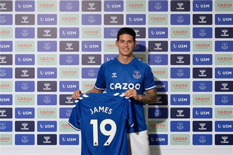 Signing the 2014 world cup golden boot winner is a coup for everton. James Rodríguez Everton: número y camiseta para la Premier ...