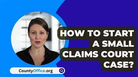 How To Start A Small Claims Court Case Youtube