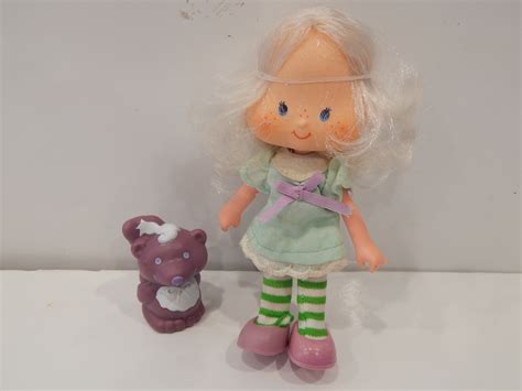 Vintage Strawberry Shortcake Angel Cake Doll With Her Pet Etsy