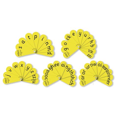 Phonic Fans Set Pack Of 5 Hope Education