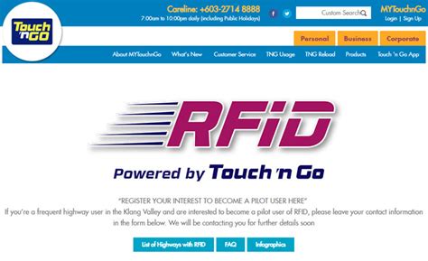This carrier system makes things so easy. RFID Touch 'n Go - Daftar Sebagai Pengguna Terawal