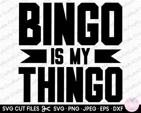 Bingo Svg Bingo Png Bingo Player Svg Etsy