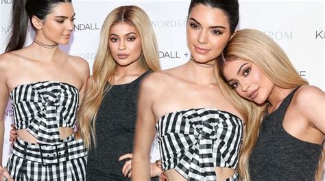 Kendall Jenner Towers Over Blonde Sister Kylie As They Cuddle On The