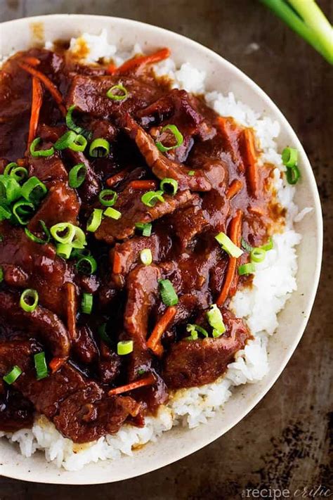 Slow Cooker Mongolian Beef The Recipe Critic