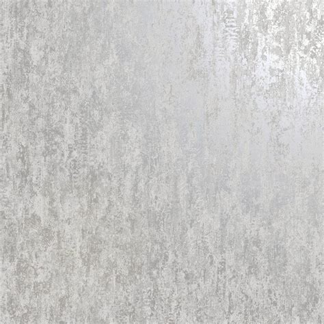 Sample Platinum Industrial Metallic Wallpaper Grey 53 X 30cm