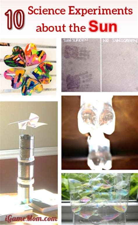 10 Science Experiments for Kids to Learn about Sun