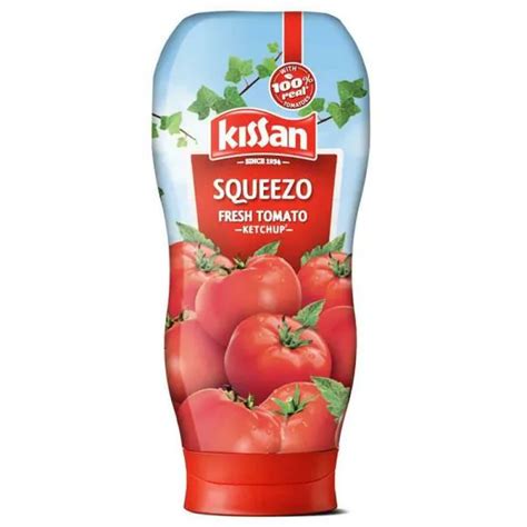 Kissan Fresh Tomato Ketchup Squeezo 450 G Jiomart
