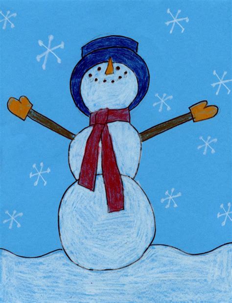 Winter Drawing Projects For Kids There Are 4 Different Winter Drawing