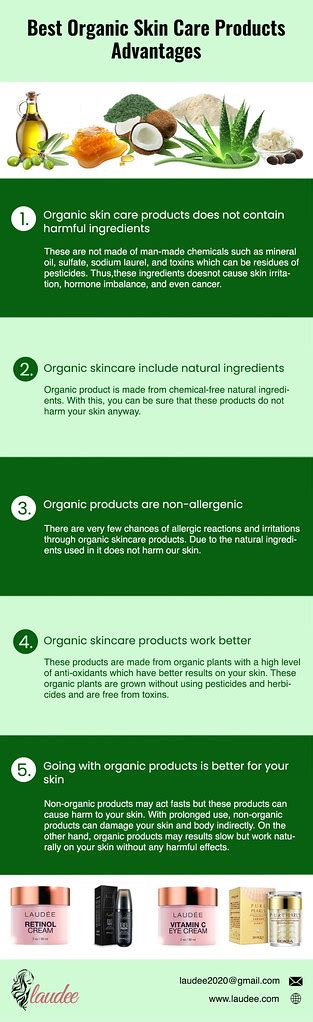 Best Organic Skin Care Products Advantages Laudee Infogr Flickr