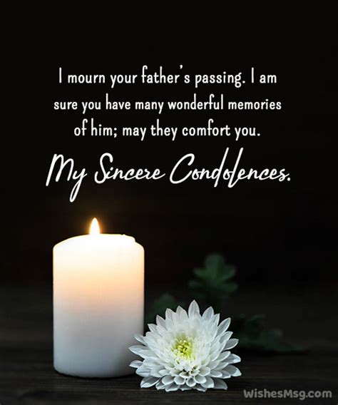 57 Condolence Messages On Death Of Father Wishesmsg 2022