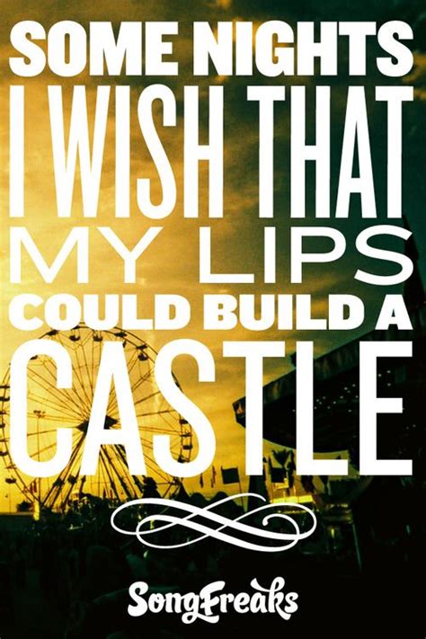 fun somenights lip castle music quotes witty quotes lyrics
