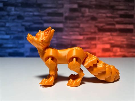 Articulated Cute Fox Stl For Download