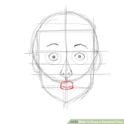 How To Draw A Surprised Face 11 Steps With Pictures Wikihow
