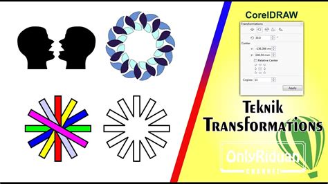 Cara Menggunakan Transformations Pada Coreldraw Tutorial Coreldraw