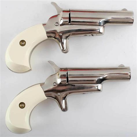 Lot Colt Cased 22 Cal Short Derringer Pistol Set