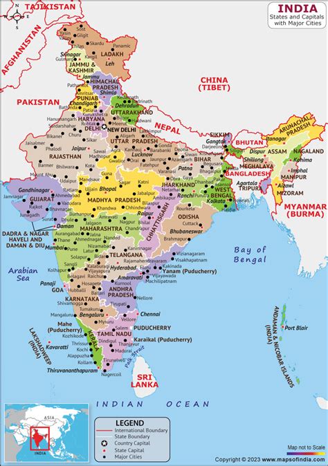 India Map Hd Political Map Of India To Free Download