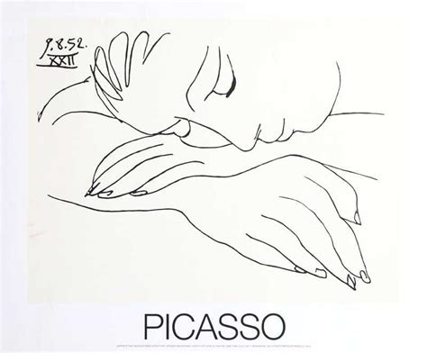 Pablo Picasso War And Peace Poster