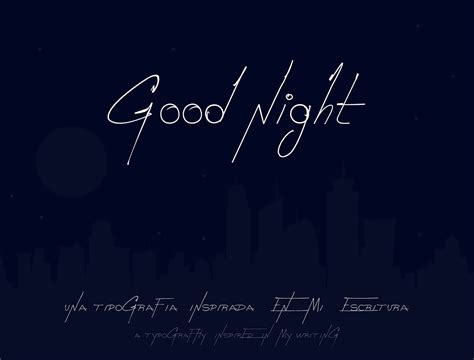 Good Night Handwriting Font Free Download Free Script Fonts