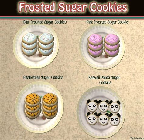 Modthesims 4 Frosted Sugar Cookie Choices Base Game Compatible
