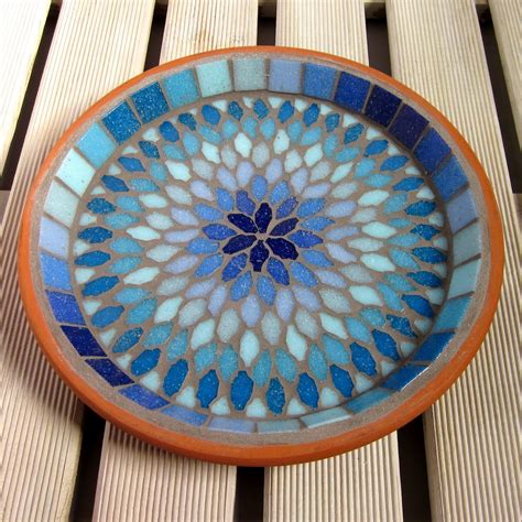 More images for how to make a mosaic bird bath » Josara Design: Gypsy Sky Mosaic Garden Bird Bath