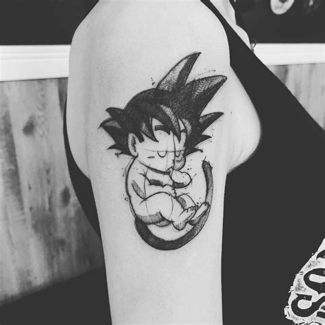 Learn 87 About Goku Tattoo Black And White Latest Indaotaonec