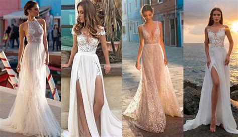 Beach Wedding Dresses Perfect For A Destination Wedding Roses Rings