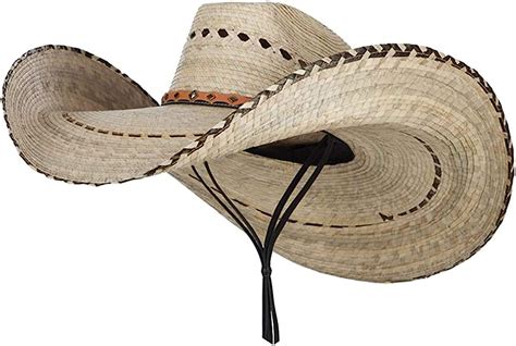 Mexican Style Wide Brim Straw Sun Hat Cowboy Straw Hat Uk