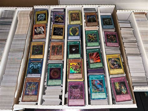 1000 Yugioh Card Lot Yu Gi Oh Beginner Collection With 100 Holo Foils And Rares Ebay