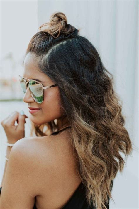 Half Up Half Down Bun Hairstyles 24 Styles To Try