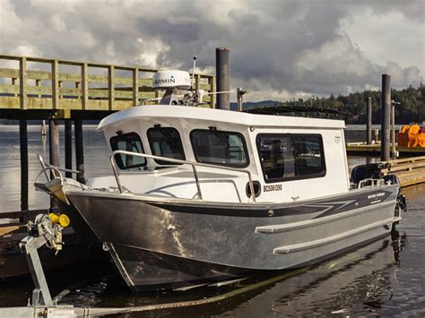 26 Swiftsure Aluminum Cabin Boat By Silver Streak Boats