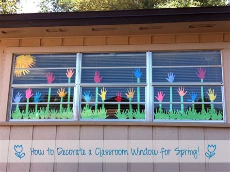 How To Decorate A Classroom Window For Spring News Bubblews
