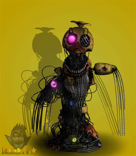 Edit Molten Withered Chica By Jakub42042 Funtime On Deviantart