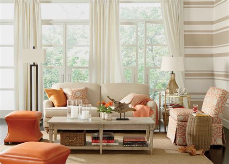 Ethan Allen Creamsicle 2015 Like The Neutrals With Pops Of Orange