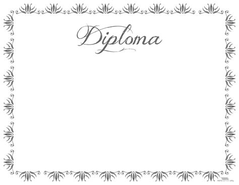 Diploma De Fin De Cursos Para Imprimir Plantillas De Diplomas