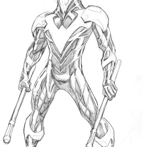 Nightwing Coloring Sheets Coloring Pages