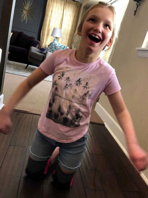 Watch The Pure Joy Of A Girl With Cerebral Palsy Take Some Of Her First