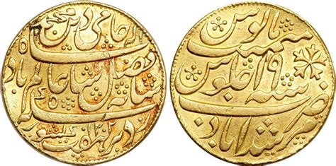 1 Mohur 1807 Ancient India Gold Prices And Values Km 113
