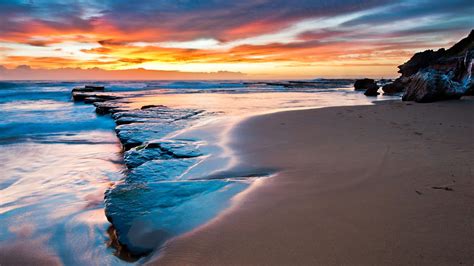 Colorful Beach Sunset Wallpapers Top Free Colorful Beach
