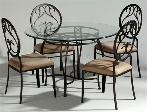 Kitchen table and 4 chairs set, 42''x30''x30'' metal kitchen table sets faux. Dark Champagne Metal Modern Dining Table w/Optional Chairs