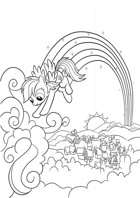 top    pony coloring pages printable