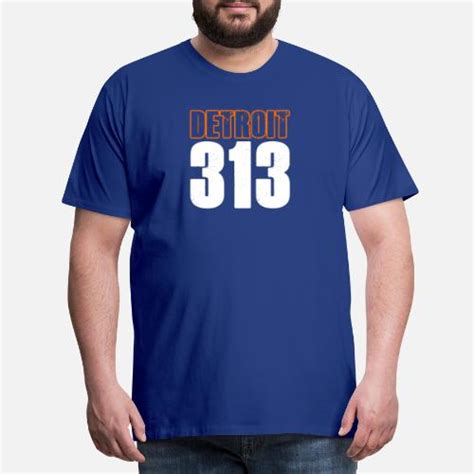 Detroit 313 Shirt Mens Premium T Shirt Spreadshirt