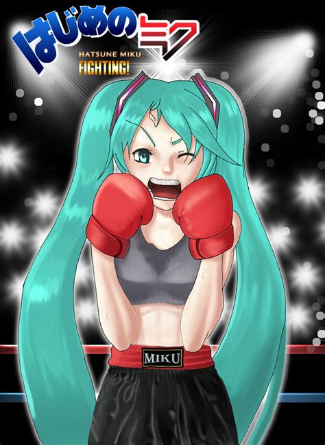 Miku Boxing By Gnsquared On Deviantart