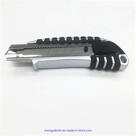 18mm Autoautomatic Lock Utility Knife Aluminum Alloy Handle Cutter
